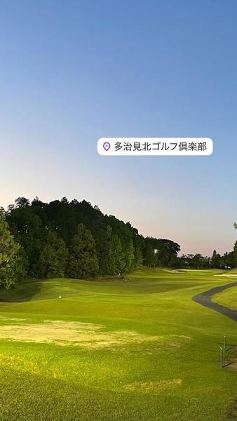 昨日はゴルフに